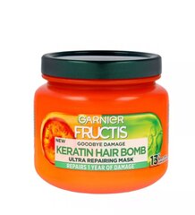 Garnier Fructis Goodbye Damage Keratin Hair Bomb, 320 ml hinta ja tiedot | Naamiot, öljyt ja seerumit | hobbyhall.fi