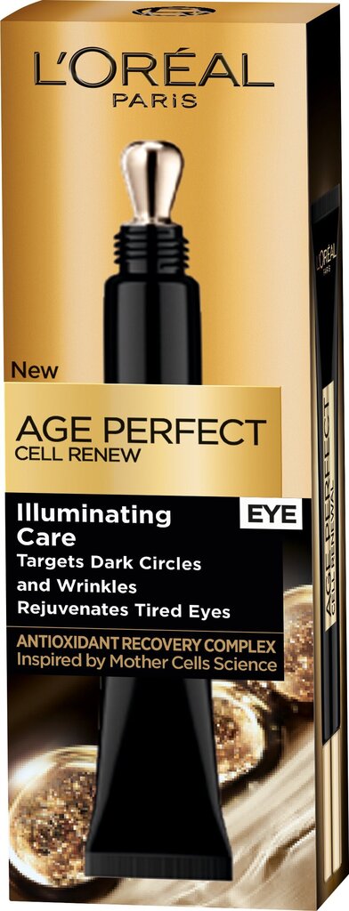 L'oreal Age Perfect Cell Renew valaiseva silmänympärysiho, 15 ml hinta ja tiedot | Silmänympärysvoiteet ja seerumit | hobbyhall.fi