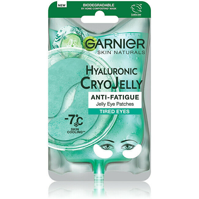 Tekstiilinen silmänympärysnaamio, jolla on viilentävä vaikutus Garnier Skin Naturals, 5 g hinta ja tiedot | Kasvonaamiot ja silmänalusaamiot | hobbyhall.fi