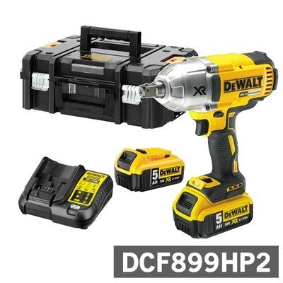 Dewalt iskevä jakoavain 18V 2x5,0Ah Li-ion DCF899HP2-QW hinta ja tiedot | Akkuporakoneet ja ruuvinvääntimet | hobbyhall.fi