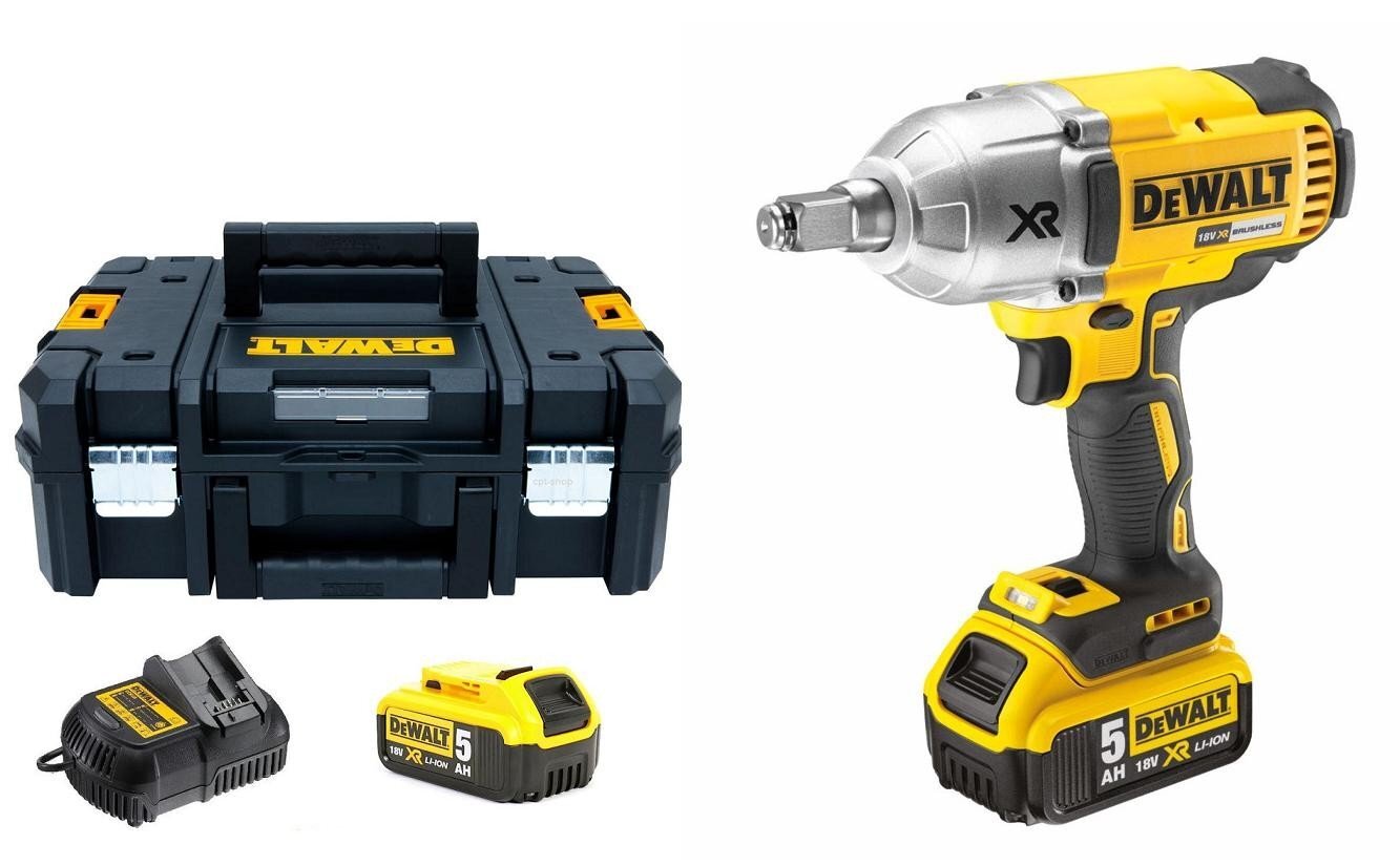 Dewalt iskevä jakoavain 18V 2x5,0Ah Li-ion DCF899HP2-QW hinta ja tiedot | Akkuporakoneet ja ruuvinvääntimet | hobbyhall.fi