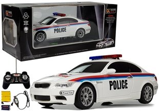 Poliisiauto kaukosäätimellä 1:18 hinta ja tiedot | Poikien lelut | hobbyhall.fi