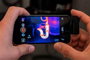 Seek Thermal Compact iOS:lle, Lightning-liitin, musta hinta ja tiedot | Seek Thermal Puhelimet, älylaitteet ja kamerat | hobbyhall.fi