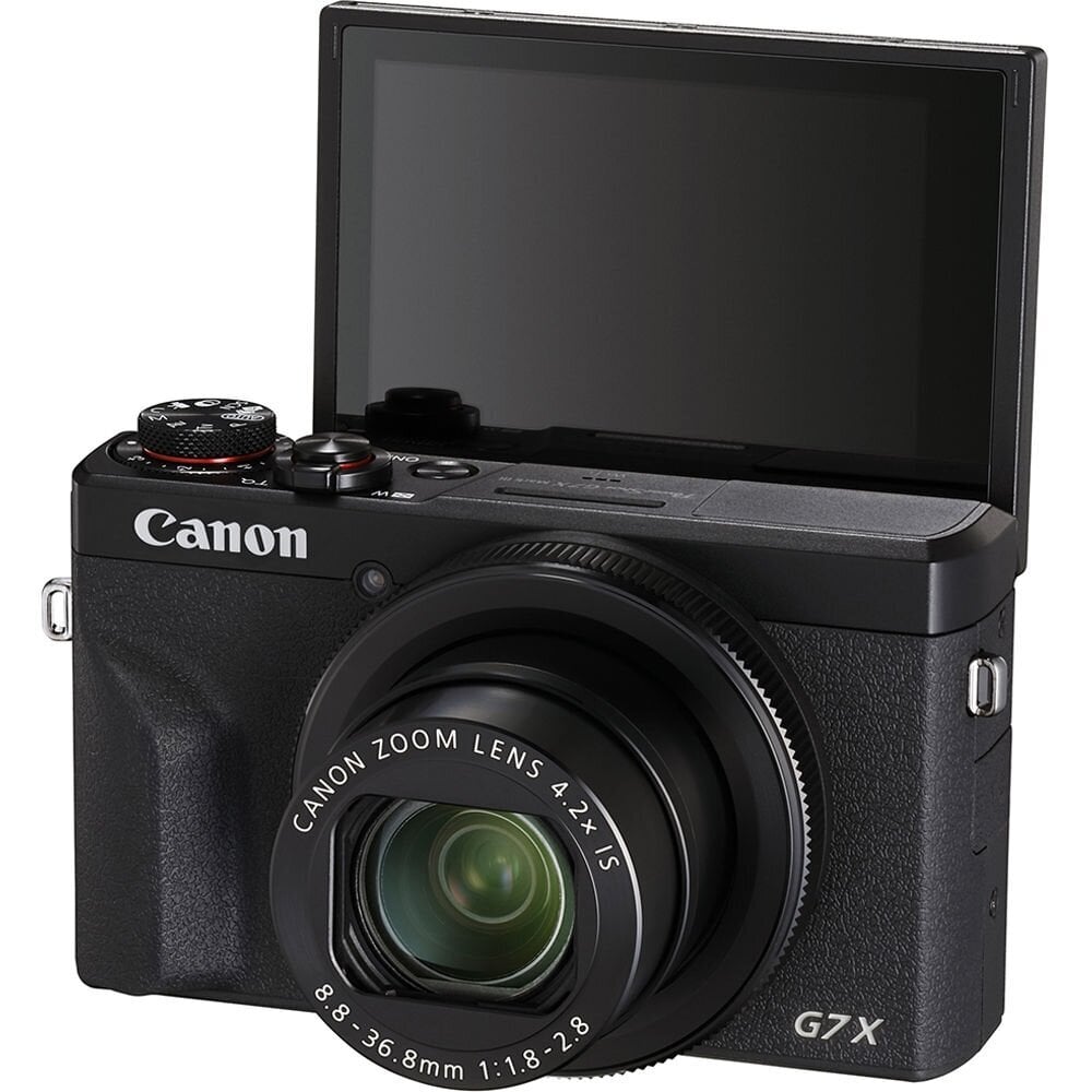 Canon PowerShot G7 X Mark III (Black) hinta ja tiedot | Kamerat | hobbyhall.fi