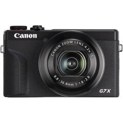 Canon PowerShot G7 X Mark III (Black) hinta ja tiedot | Kamerat | hobbyhall.fi