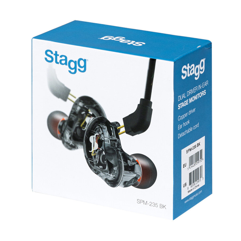 Stagg SPM-235 BK hinta ja tiedot | Kuulokkeet | hobbyhall.fi