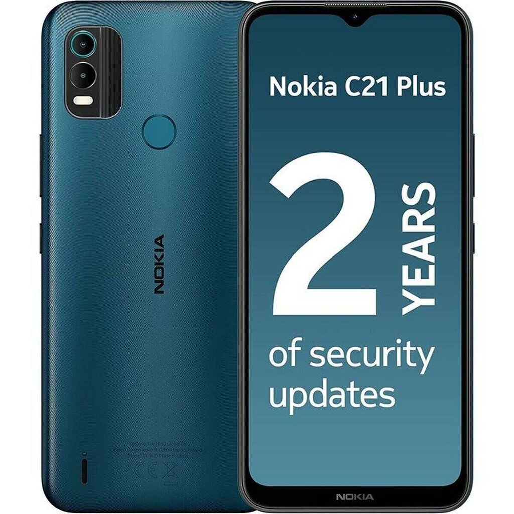 Nokia C21 Plus, Dual SIM, 3/32GB, sininen hinta ja tiedot | Matkapuhelimet | hobbyhall.fi