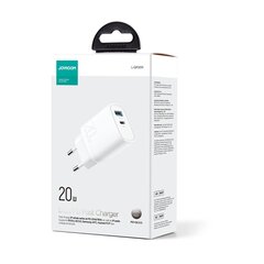 Joyroom USB-A QC3.0 / USB-C PD (L-QP2011) hinta ja tiedot | Puhelimen laturit | hobbyhall.fi