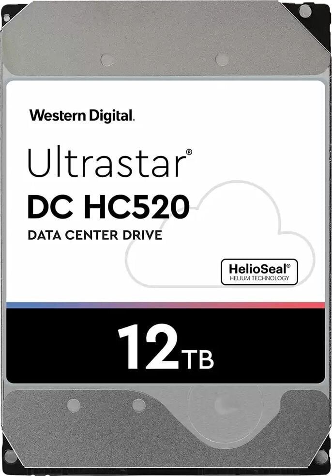 WD Ultrastar DC HC520, 12TB hinta ja tiedot | Kovalevyt | hobbyhall.fi