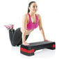 Aerobic stepboard Gymstick, musta/punainen hinta ja tiedot | Steppilaudat | hobbyhall.fi