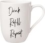 Like by Villeroy & Boch Statement -muki Drink. Refill. Repeat. hinta ja tiedot | Lasit, mukit ja kannut | hobbyhall.fi