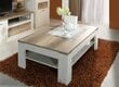 Forte Duro DURT511-T75, valkoisen /ruskean värinen sohvapöytä hinta ja tiedot | Sohvapöydät | hobbyhall.fi