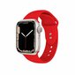 Crong rannerengas/hihna Apple Watchille 42/44/45mm (punainen) hinta ja tiedot | Älykellojen ja aktiivisuusrannekkeiden lisätarvikkeet | hobbyhall.fi
