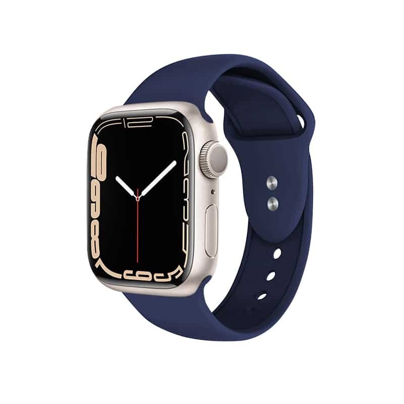 Crong rannekoru Apple Watchille 42/44/45mm, sininen hinta ja tiedot | Älykellojen ja aktiivisuusrannekkeiden lisätarvikkeet | hobbyhall.fi