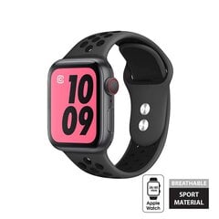 Crong Duo Sport rannekoru Apple Watchiin 38/40/41 mm, harmaa - hinta ja tiedot | Älykellojen ja aktiivisuusrannekkeiden lisätarvikkeet | hobbyhall.fi