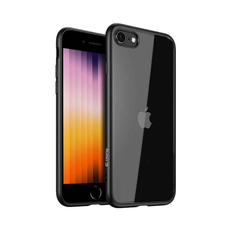 Crong iPhone SE 2020 / 8 / 7 Black hinta ja tiedot | Puhelimen kuoret ja kotelot | hobbyhall.fi