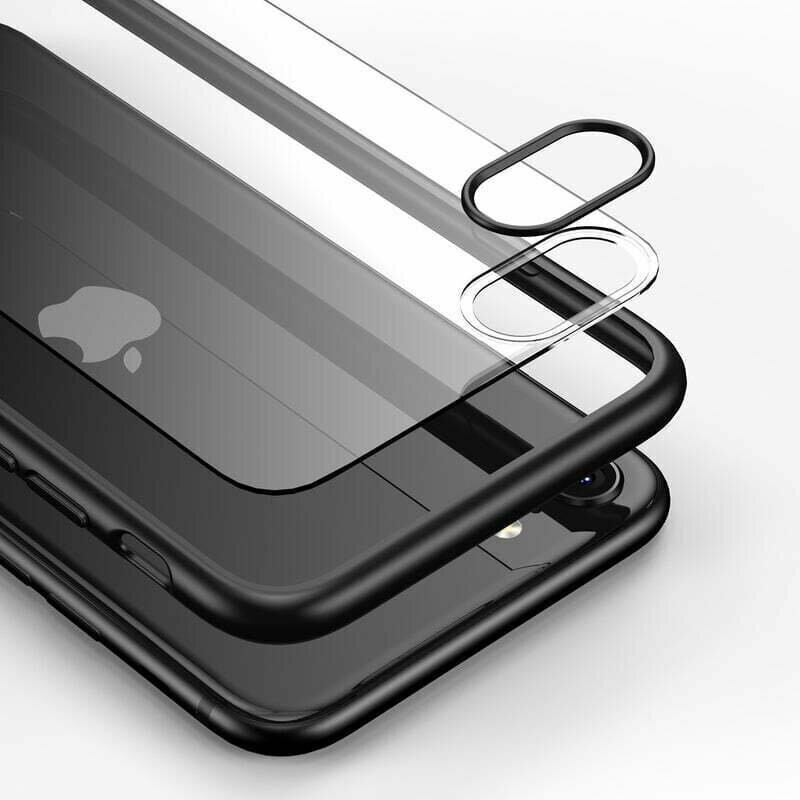 Crong iPhone SE 2020 / 8 / 7 Black hinta ja tiedot | Puhelimen kuoret ja kotelot | hobbyhall.fi
