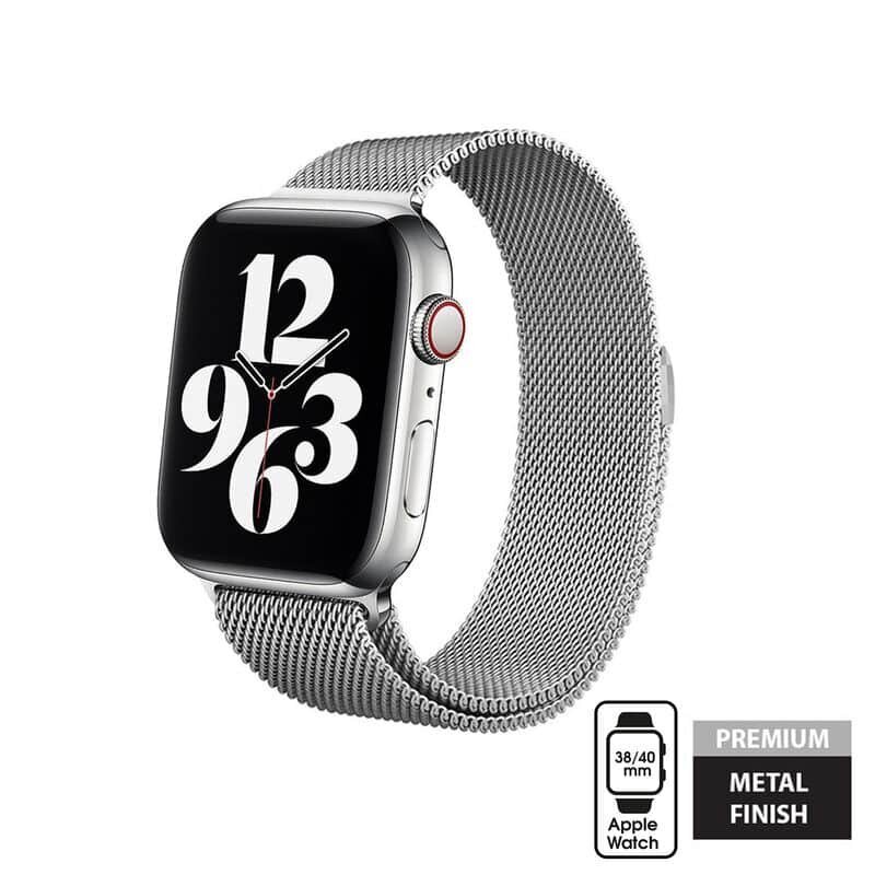 Crong Milano Steel Apple Watchille 38/40/41 mm hinta ja tiedot | Älykellojen ja aktiivisuusrannekkeiden lisätarvikkeet | hobbyhall.fi