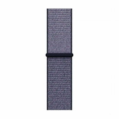 Crong Nylon ranneke/hihna Apple Watchille 42/44/45mm (Midnight Blue) hinta ja tiedot | Älykellojen ja aktiivisuusrannekkeiden lisätarvikkeet | hobbyhall.fi