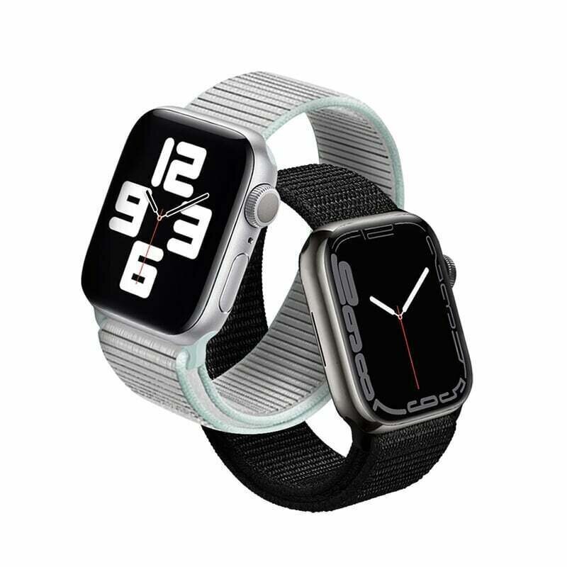 Crong Reflex, Apple Watch 38/40/41mm (musta) hinta ja tiedot | Älykellojen ja aktiivisuusrannekkeiden lisätarvikkeet | hobbyhall.fi