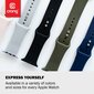 Crong, Apple Watch 42/44/45mm (harmaa) hinta ja tiedot | Älykellojen ja aktiivisuusrannekkeiden lisätarvikkeet | hobbyhall.fi