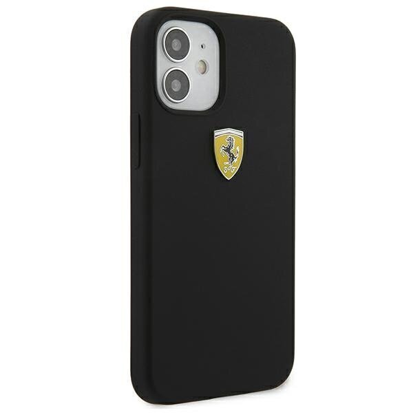 Ferrari FESSIHCP12SBK iPhone 12 minille 5,4" hinta ja tiedot | Puhelimen kuoret ja kotelot | hobbyhall.fi