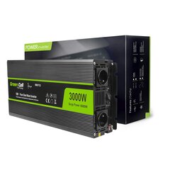 Jännitteenmuunnin Green Cell ® 12V 230V, 3000W/6000W hinta ja tiedot | Muuntimet ja invertterit | hobbyhall.fi