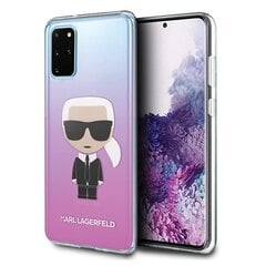 Karl Lagerfeld Samsung Galaxy S20+:lle, vaaleanpunainen hinta ja tiedot | Puhelimen kuoret ja kotelot | hobbyhall.fi