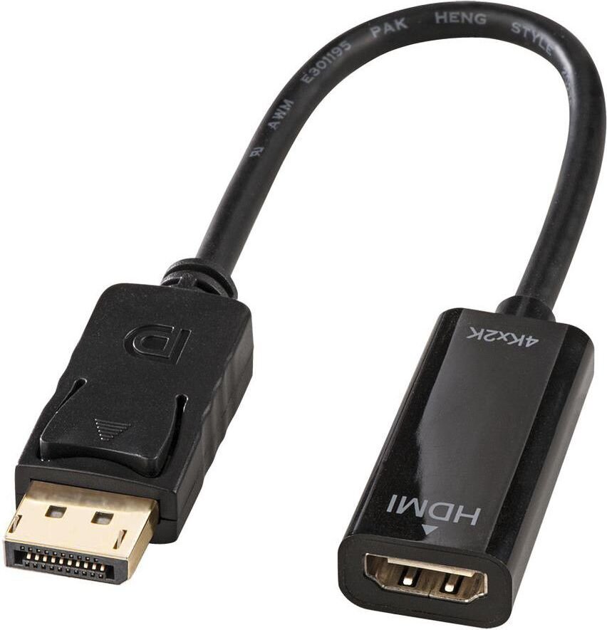 Lindy DisplayPort-HDMI-sovitin 41718 hinta ja tiedot | Adapterit | hobbyhall.fi