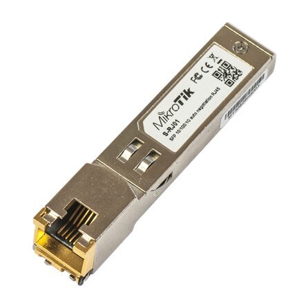 Mikrotik S-RJ01 verkkokytkinmoduuli Gigabit Ethernet hinta ja tiedot | Reitittimet ja modeemit | hobbyhall.fi