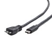 Tiedonsiirtokaapeli Gembird USB 3.0 Type-C (BM/CM), 1 m, musta hinta ja tiedot | Kaapelit ja adapterit | hobbyhall.fi