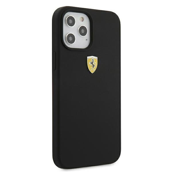 Puhelinkuori Ferrari FESSIHCP12LBK iPhone 12 Pro Max 6,7" hinta ja tiedot | Puhelimen kuoret ja kotelot | hobbyhall.fi