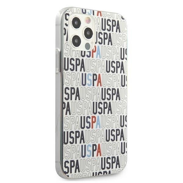 US Polo USHCP12LPCUSPA6 iPhone 12 Pro Maxille, valkoinen hinta ja tiedot | Puhelimen kuoret ja kotelot | hobbyhall.fi