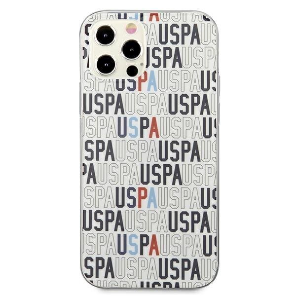 US Polo USHCP12LPCUSPA6 iPhone 12 Pro Maxille, valkoinen hinta ja tiedot | Puhelimen kuoret ja kotelot | hobbyhall.fi