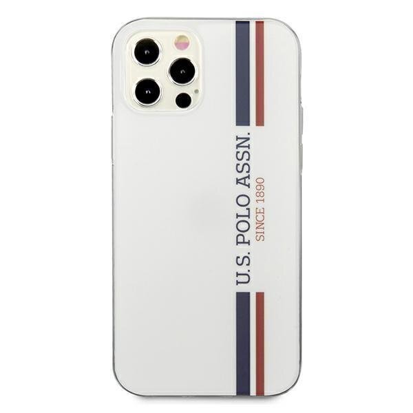 US Polo USHCP12LPCUSSWH iPhone 12 Pro Maxille, valkoinen hinta ja tiedot | Puhelimen kuoret ja kotelot | hobbyhall.fi