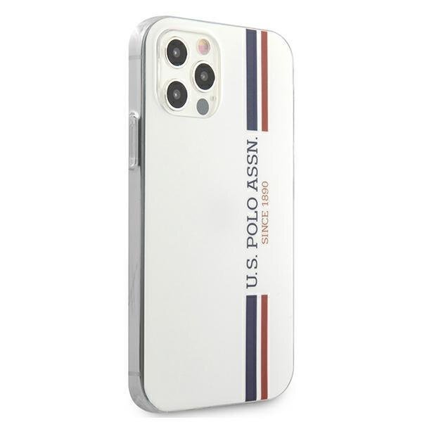 US Polo USHCP12LPCUSSWH iPhone 12 Pro Maxille, valkoinen hinta ja tiedot | Puhelimen kuoret ja kotelot | hobbyhall.fi