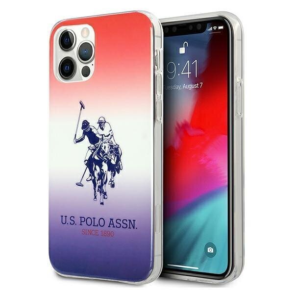 US Polo USHCP12MPCDGBR iPhone 12/12 Prolle, monivärinen hinta ja tiedot | Puhelimen kuoret ja kotelot | hobbyhall.fi