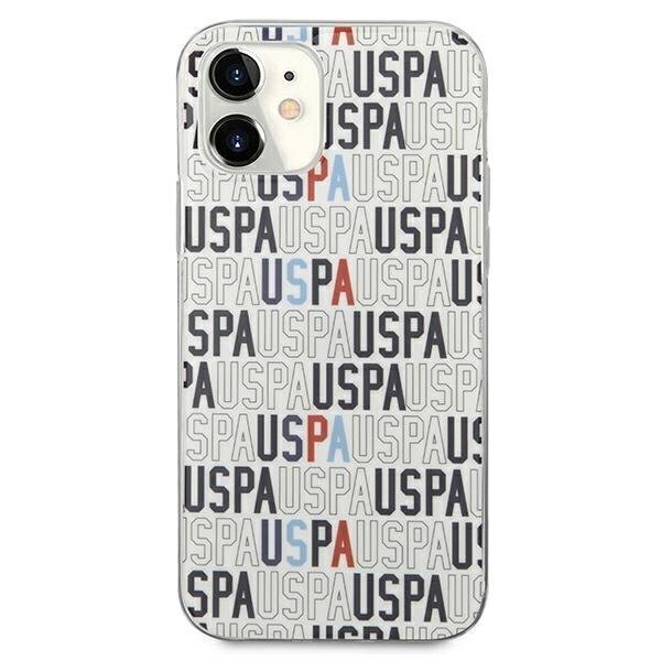 US Polo USHCP12SPCUSPA6 iPhone 12 minille, valkoinen hinta ja tiedot | Puhelimen kuoret ja kotelot | hobbyhall.fi