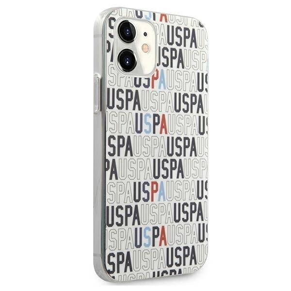 US Polo USHCP12SPCUSPA6 iPhone 12 minille, valkoinen hinta ja tiedot | Puhelimen kuoret ja kotelot | hobbyhall.fi