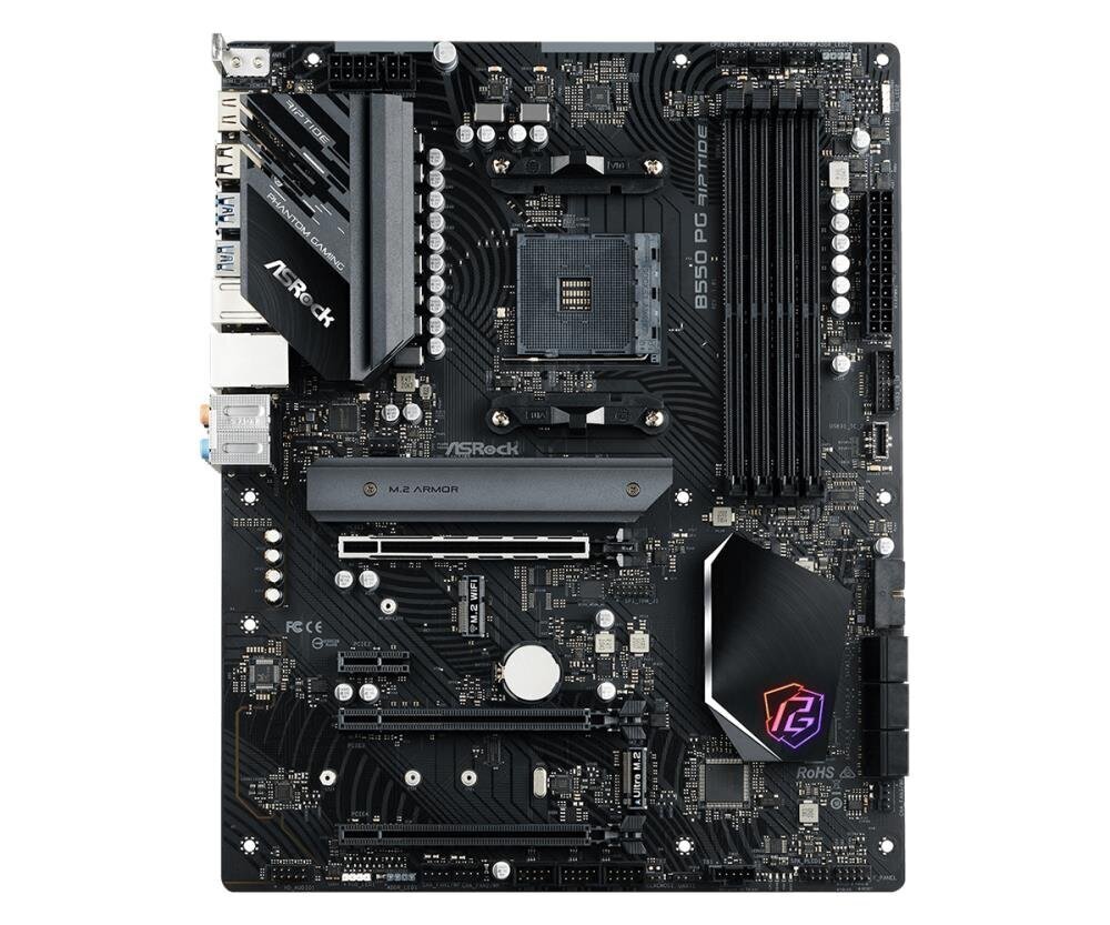 ASRock AM4 B550 PG Riptide 90-MXBGH0-A0UAYZ hinta ja tiedot | Emolevyt | hobbyhall.fi