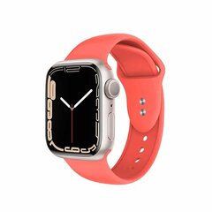 Crong apyranke tarkoitettu Apple Watch 42/44/45mm, punainen - hinta ja tiedot | Älykellojen ja aktiivisuusrannekkeiden lisätarvikkeet | hobbyhall.fi