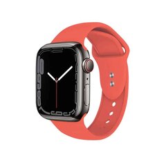 Crong apyranke tarkoitettu Apple Watch 42/44/45mm, punainen - hinta ja tiedot | Älykellojen ja aktiivisuusrannekkeiden lisätarvikkeet | hobbyhall.fi