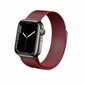 Crong Milano Steel Apple Watchille 38/40/41mm, punainen - hinta ja tiedot | Älykellojen ja aktiivisuusrannekkeiden lisätarvikkeet | hobbyhall.fi