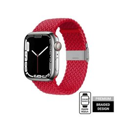 Crong Wave Band Apple Watchille 38/40/41mm, punainen - hinta ja tiedot | Älykellojen ja aktiivisuusrannekkeiden lisätarvikkeet | hobbyhall.fi