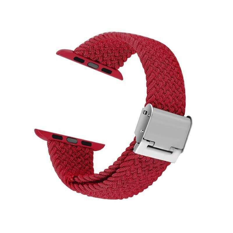 Crong Wave Band Apple Watchille 38/40/41mm, punainen - hinta ja tiedot | Älykellojen ja aktiivisuusrannekkeiden lisätarvikkeet | hobbyhall.fi