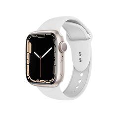Crong, Apple Watch 38/40/41mm (valkoinen) - hinta ja tiedot | Älykellojen ja aktiivisuusrannekkeiden lisätarvikkeet | hobbyhall.fi