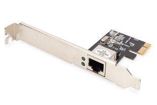 Digitus DN-10130-1, Gigabit Ethernet PCI Express -verkkokortti hinta ja tiedot | Digitus Tietokoneen komponentit | hobbyhall.fi