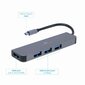 Gembird USB-C HDMI/USB3/2IN1 A-CM-COMBO2-01 hinta ja tiedot | Adapterit | hobbyhall.fi