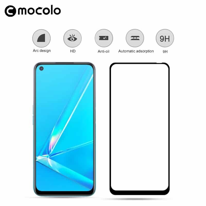 Mocolo 2.5D OPPO A92 hinta ja tiedot | Näytönsuojakalvot ja -lasit | hobbyhall.fi