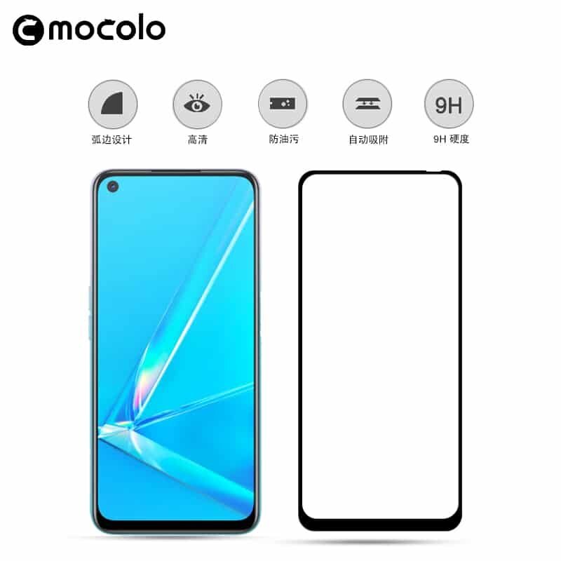 Mocolo 2.5D OPPO A92 hinta ja tiedot | Näytönsuojakalvot ja -lasit | hobbyhall.fi